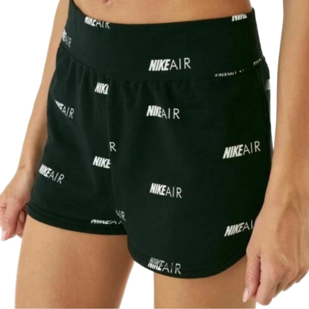 Nike Women's Black & White Athletic Shorts SMALL S CT6037-010 NEW